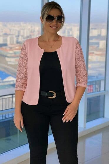 Skirts: Sakoi sa čipkastim rukavima za punije Veličine: XL, 2XL, 3XL, 4XL — 1