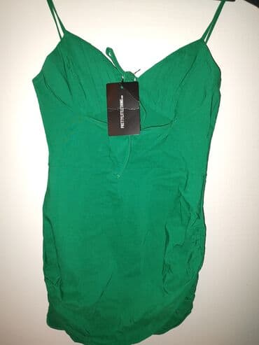 podstava ispod haljine: M (EU 38), color - Green, Cocktail, With the straps — 2