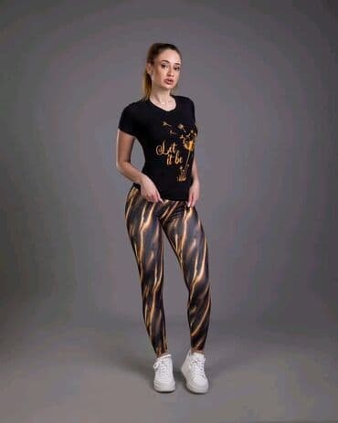 helanke sa prorezom: 2XS (EU 32), XS (EU 34), S (EU 36), Print, color - Black — 7