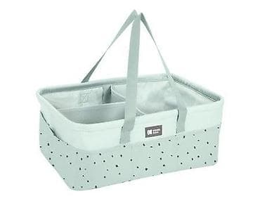 babylove pelene za kupanje: KIKKA BOO Korpa organizator za pelene “Bear with Me” – mint (šifra — 2