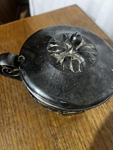 dolcezza solje za caj: Dekorativna posuda sa poklopcem – kristal i metal - Materijal — 2