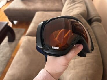 Knjige, audio i video formati: Ski/snowboard naočare INOC sa sferičnim narandžasto‑smeđim sočivom — 3