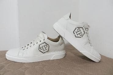 nis patike: PHILIPP PLEIN br 45 mozda dva puta obuvene, kao nove, materijal koza — 1