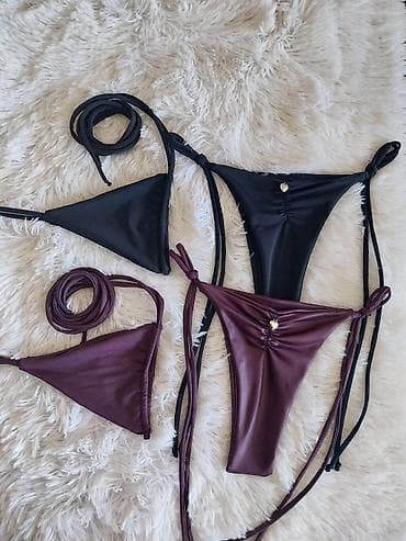 bata usce: Ženski bikini set – trouglasti grudnjak i vezanje na vezice - Model — 7