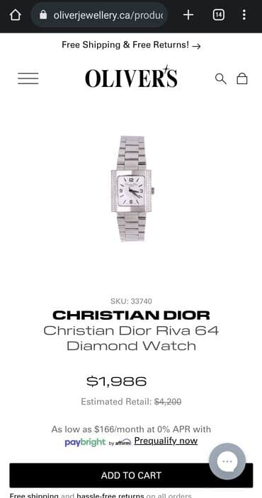 pametni satovi sa sim karticom: Classic watch, Dior, Unisex — 1