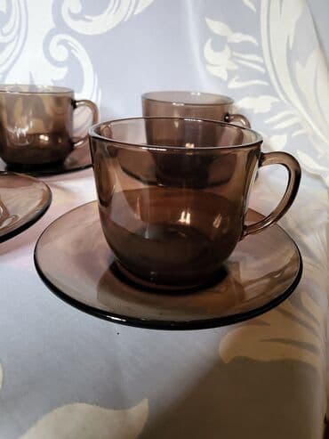 porcelanske solje za caj: Solje nove vatrostalne iz 80,90ih Duraleh francuske za kafu,caj — 10