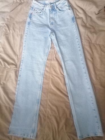 pepco teksas jakne: Nosene bershka mom dzins xxs i pantalone stradivarius xxs zajedno — 4