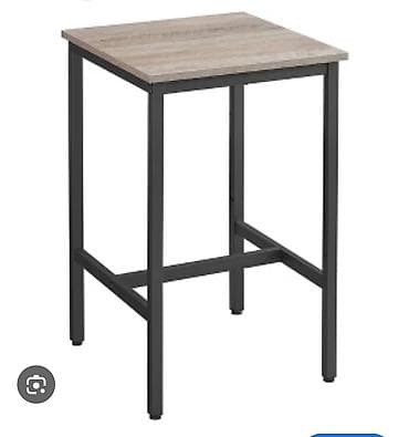 jysk pvc ormari za terasu: Visoki barski sto – industrijski stil - Kompaktan kvadratni sto — 1