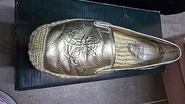 adidas espadrile: Ralph Lauren ženske espadrile – zlatne - Model: espadrile sa — 2