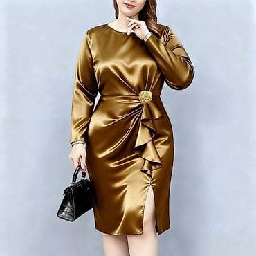 Haljine: 02. ✨ 𝑺𝒕𝒚𝒍𝒆 Univerzalna velicina odgovara od 2xl do 4xl Haljina — 3