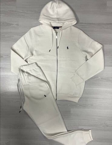 trenerka tech fleece: Komplet, 2XL (EU 56), L (EU 52), M (EU 50), Ralph Lauren, bоја - Crna, Pamuk — 2