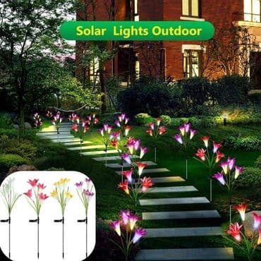 ruza koja svetli: Solarno cveće - cena1990 din Obasjajte svoje dvorište interesantnim — 1