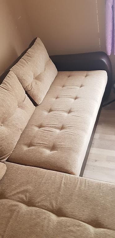Furniture: Ugaona garnitura na razvlačenje prodajem garnituru maltene nova — 3