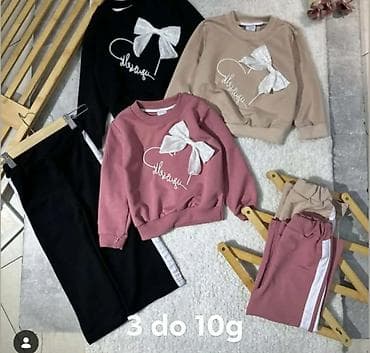 Farmerke: Dečiji kompleti trenerki za devojčice - Veličine: od 3 do 10 godina — 2