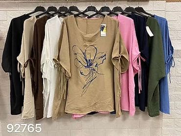 pull and bear jakne cena: Ženska tunika sa printom cveta – model 92765. Odgovara od 2xl do 4xl — 4