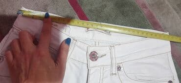 pantalone od vestacke koze: LIU JO - LIU jeans bele farmerke broj 26, ali pre za oko 12 godina — 7