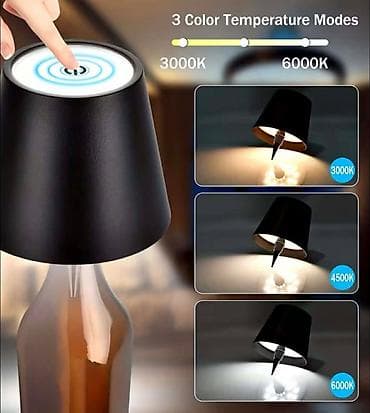 slike ulje na platnu: LED lampa za vinske flaše – prenosiva, USB punjiva - Dekorativna LED — 5