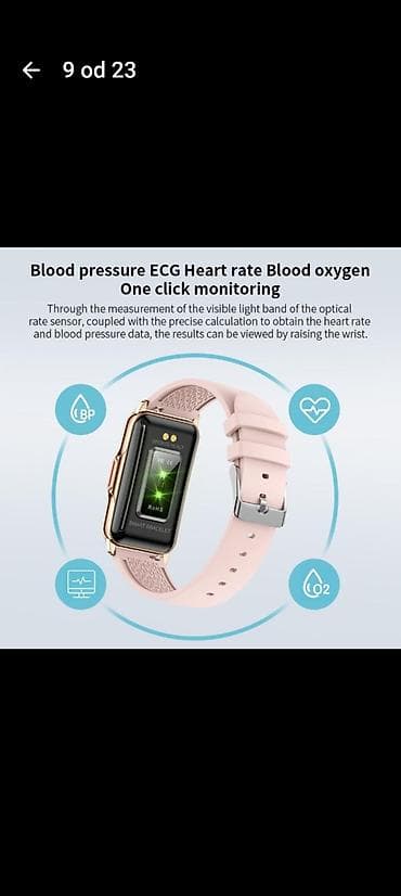 picard torbice cene: Pametni sat LIGE – elegantan pravougaoni dizajn sa 1.47" TFT HD — 8