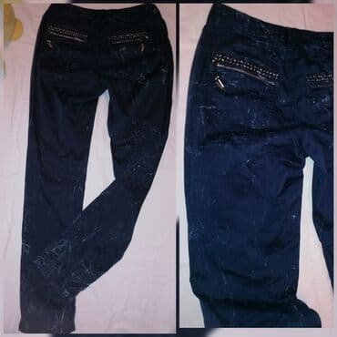 džeparice pantalone: NOVE BAGGY PANTALONE 42 Struk 42cm Bokovi 54cm Butine 28cm Dubina — 6