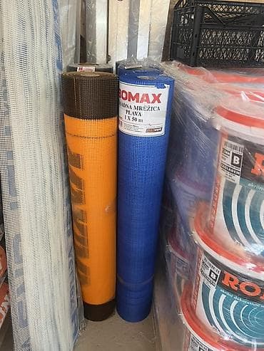 decije posteljine za decake: Staklena fasadna mrežica BOMAX – plava, rola 1 x 50 m - Dimenzije — 1