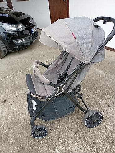 terex za decu: Lagana kišobran kolica za bebe/toddlere, siva boja. - Prostrano — 4