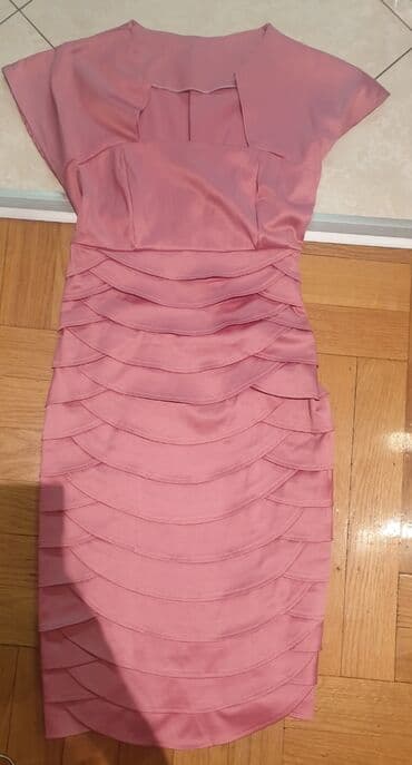 pantalone za svadbu: Roze Divna, elegantna, prefinjena haljina. Za mature, svadbe, izlaske — 3