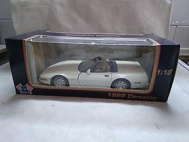 igrice za decake: Maisto Chevrolet Corvette Cabrio C4 1/18 beli,kao nov — 1