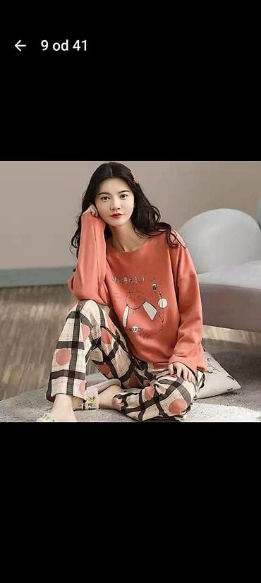 Kape i aksesoari: Ženske pidžame – dvodelni kompleti - Gornji deo: dug rukav, udoban — 9