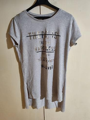 pull and bear kompleti: Ženska duga majica/tunika sa kratkim rukavima – Zeyno - Boja — 1