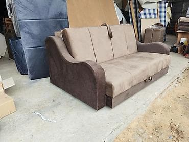 Trosed na razvlačenje – braon/bež kombinacija - Moderan trosed sa — 1