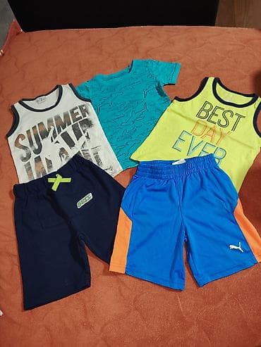 nike 270 decije: Paket garderobe za decaka Vel 98-104 5 sorca 2 majce kratak rukav — 1