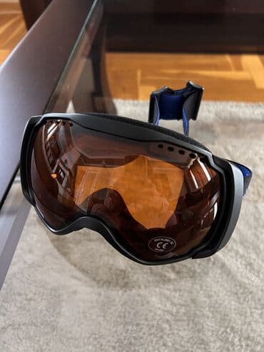 Knjige, audio i video formati: Ski/snowboard naočare INOC sa sferičnim narandžasto‑smeđim sočivom — 2