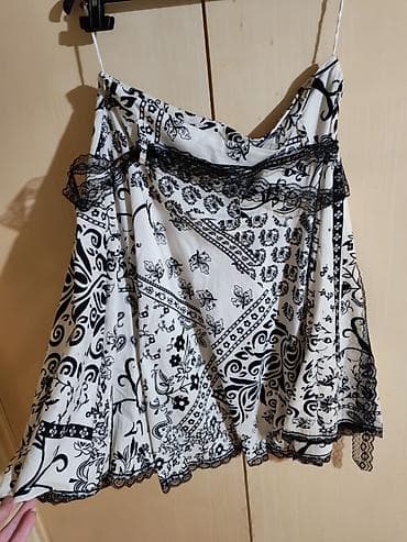 svecane bluze od satena: Ženska letnja suknja – X-Y, veličina XXL - Model: široka, A-kroja, sa — 2