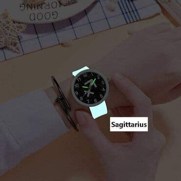 bistec satovi: Fluorescentni sat sa horoskopskim znakom 1200 din — 2