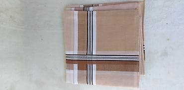 vezovi za bord: Muske maramice vece (Sklopljene 12 x12 cm.)100 % pamuk 2 kom. nove — 1