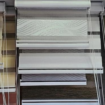 rolo zavese bez busenja: Duo rolo zavese – kolekcija sa talasastim dezenom 👉sistem kačenja na — 1