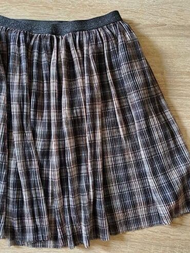 karirane sive pantalone: Zara, Mini, 164-170, bоја - Šareno — 4