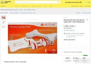 nintendo oled cena: *** AKCIJA *** 0116 Wii - Ea Sports Active Starter Pack; **Potpuno — 5