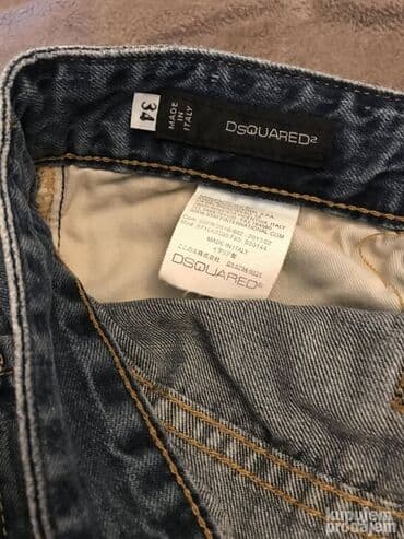 Čarape i donji veš: Original DSQUARED2 farmerice 34 100% cotton Made in Italy — 4
