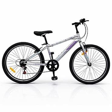 Dečiji bicikli: Dečija Bicikla Sport 24''/7 Siva – SM-2 Sportski dizajn za mlade — 1