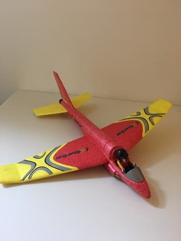 sundjer bob plisana igracka: PLAYMOBILE AVION 48 cm. Raspon krila - 50cm. Rasklopiv, pilot koji se — 4
