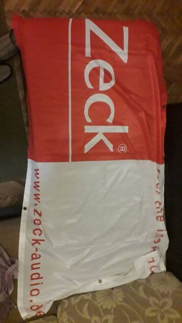 zastava i grb srbije: Reklamna zastava zeck, dimenzije 202x100cm — 1