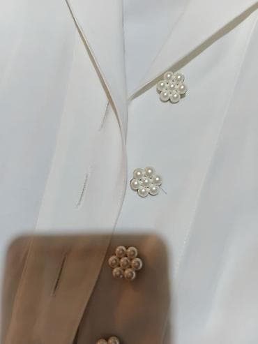 Ureznice: Ženska bluza Dorette – veličina 42 (označeno i kao 10) - Boja: bela - — 6