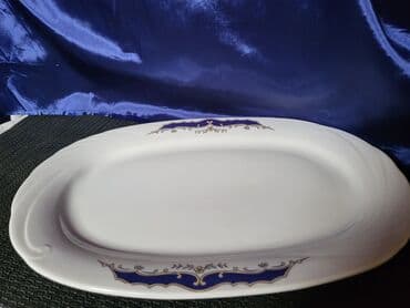 dupli cajnik cena: Oval Cluj Napoca porcelan 70te. Oval sve na njemu odsjaj od — 6