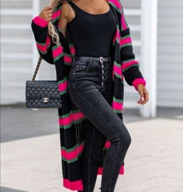 p. s. fashion kaputi: M (EU 38), Drugi tip, Prugasti — 3