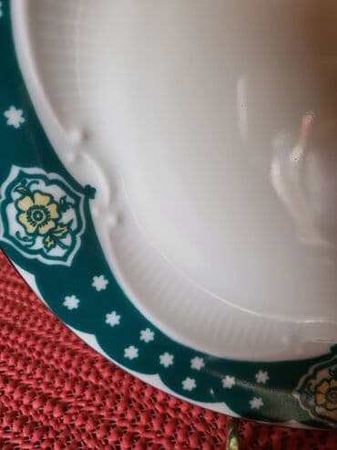 solje za caj: Set memacki porcelan Lettin 70te. Set perfektan. pozlata — 15