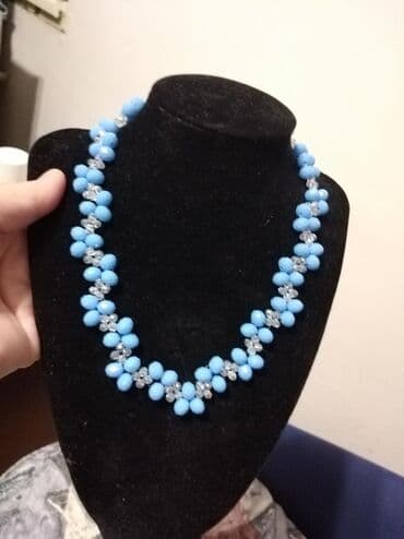 handmade torbe: Pearl necklace, Handmade, Material: Crystal — 9