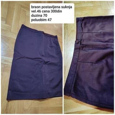 midi suknje replay: 3XL, Midi, bоја - Braon — 1