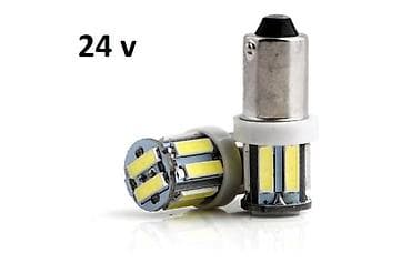 LED sijalica BA9S, 24V - Grlo: BA9S - Napon: 24 V - Tip: LED, više