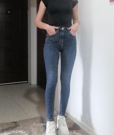 makedonske boje: Zara farmerke xs34 noseno 2,3 puta — 1